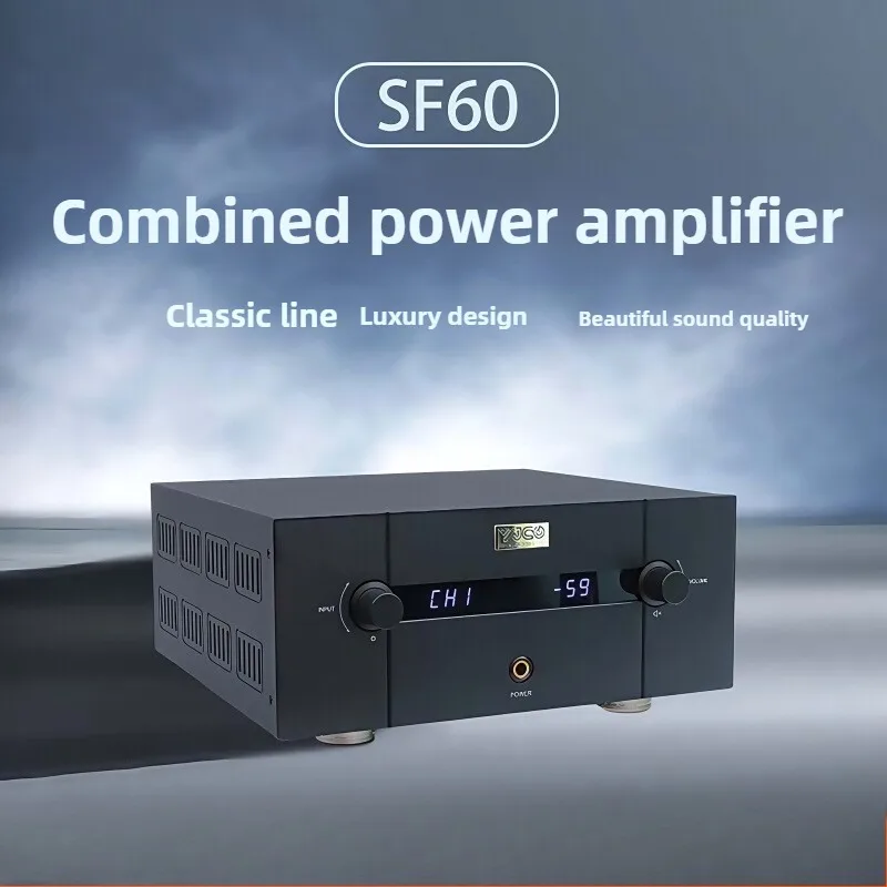 

Home Audio Digital Amplifier Audiophile Grade High Power Dual Channel Class A and B Stereo Combined Power Remote Control