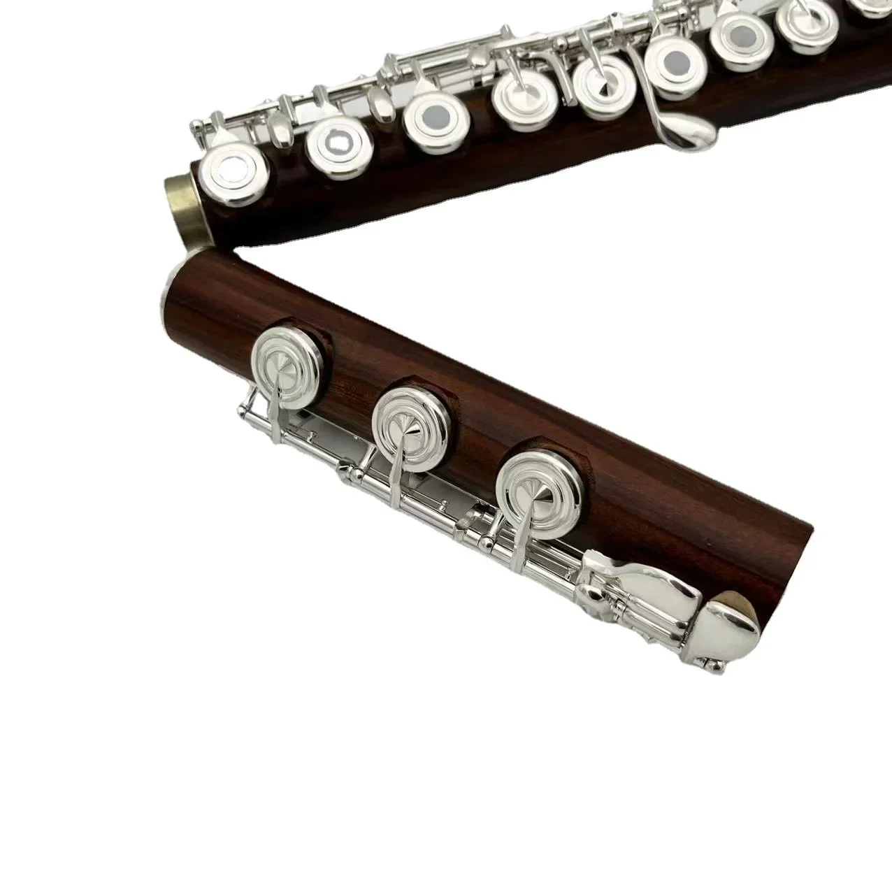 Mahogany Flute Instrument Professional Adult General Play 17-hole Open Hole B-tail C Key MGWT