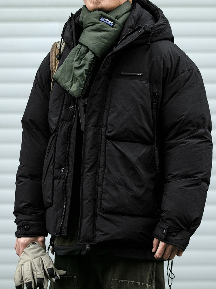 Winter Men'S Padding Outdoor Windproof Down Jacket Korean Fashion Lightweight Padded Jackets Harajuku Casual Puffer Coat Male