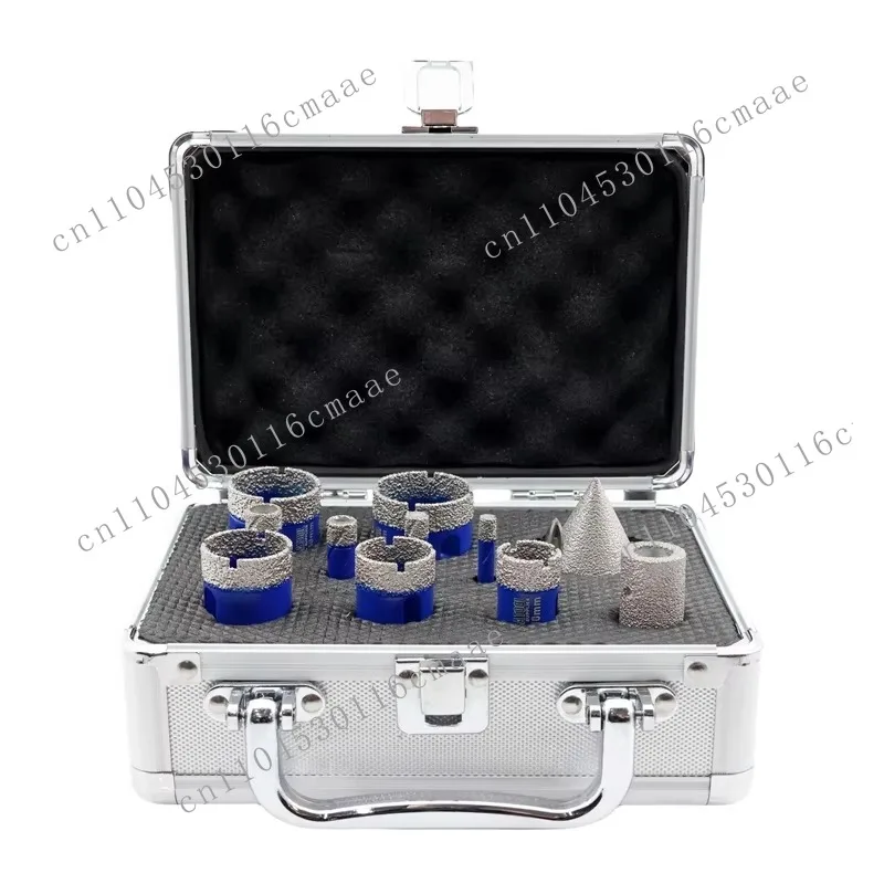 Power Tool Accessories Set of 12 6-35mm Hexagonal Handle Granite Marble Drills,Tile Cutters Vacuum Weld Diamond core drill bit