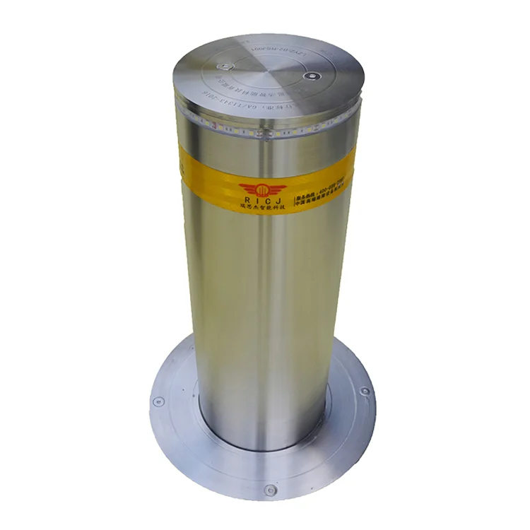 CE Certification Outdoor Marina Bollards Security Barrier Public Works Automatic Road Bollards