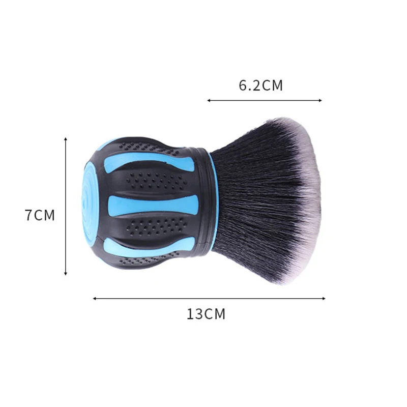 1Pcs Soft Bristle Detailing Brush for Car Interior Cleaning and Auto Beauty Tools - Round Ball Shape Design