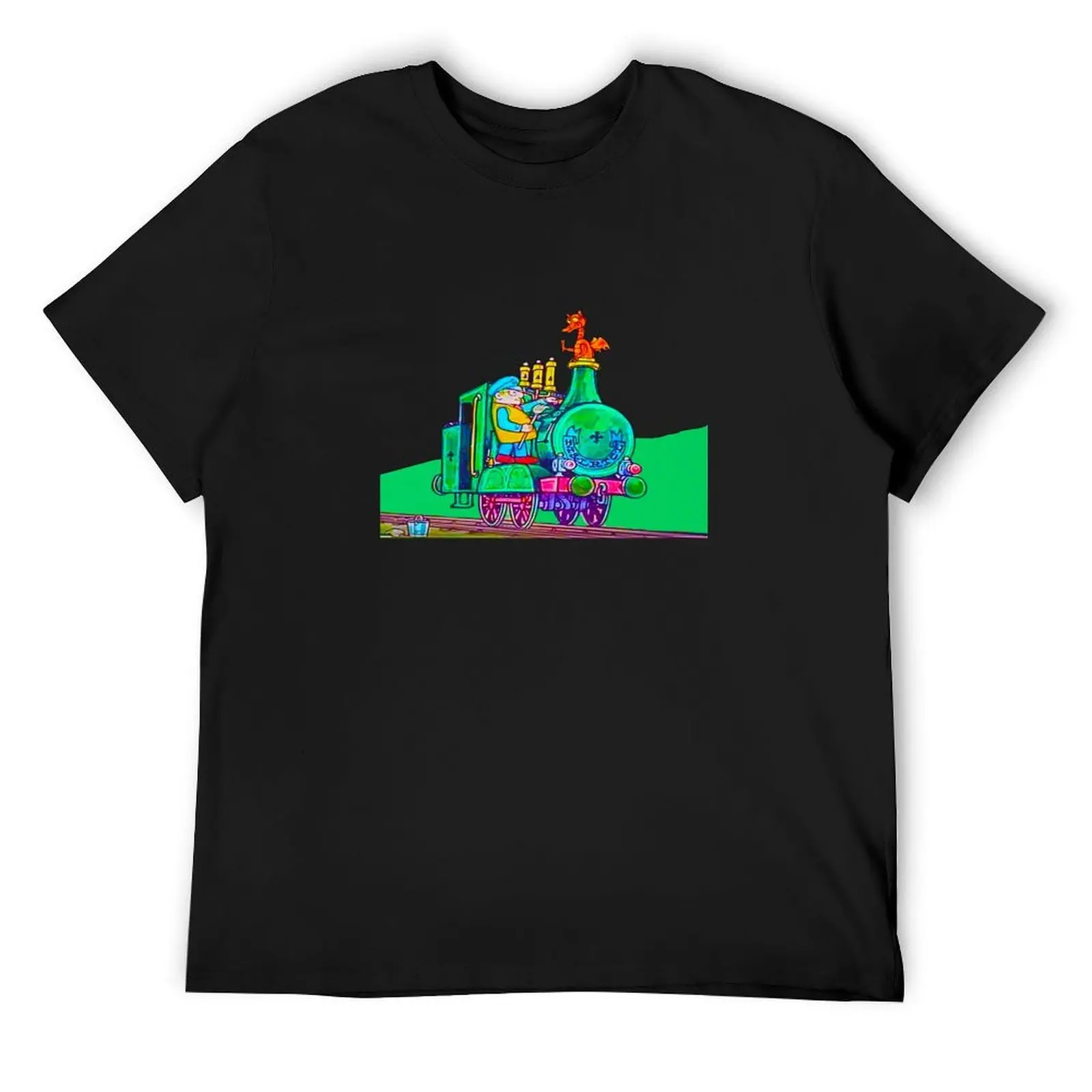 

Ivor The Engine and Idris the Dragon T-Shirt quick-drying boys whites new edition men clothings