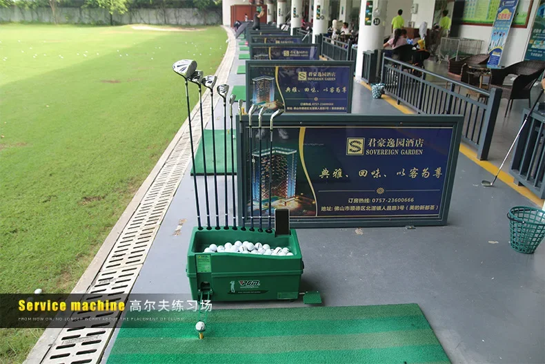 

PGM Semi-automatic Golf Ball Machine Automatic Dispenser With Golf Clubs Holder Golf Training Service Machine