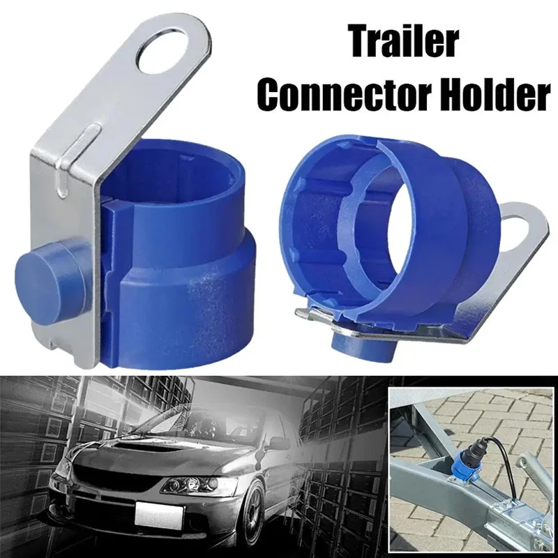 

Parking Cover Trailer Plug Holder For 7 And 13 Pin Trailer Plugs Connector Fixer Bracket For Trailer RV Truck Accessories