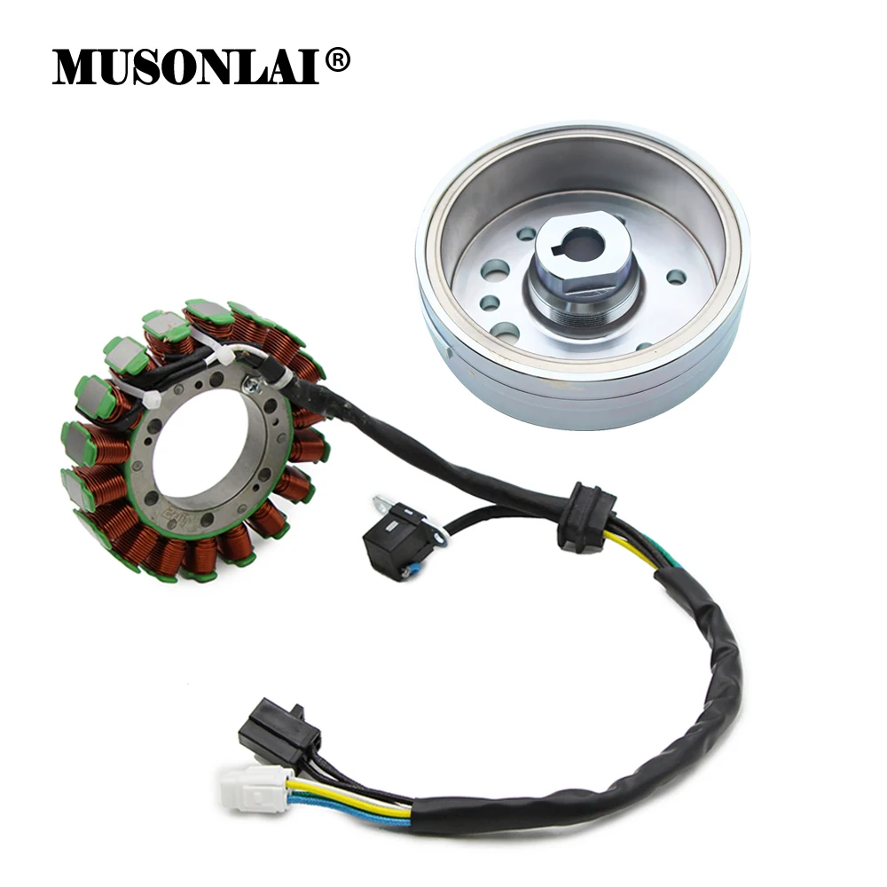 Stator Coil Flywheel Rotor For Suzuki LTA400 LTF400 Eiger 32102-38F01 32101-38F00 Arctic Cat ATV 400 375 TBX 650 H1 MudPro 650