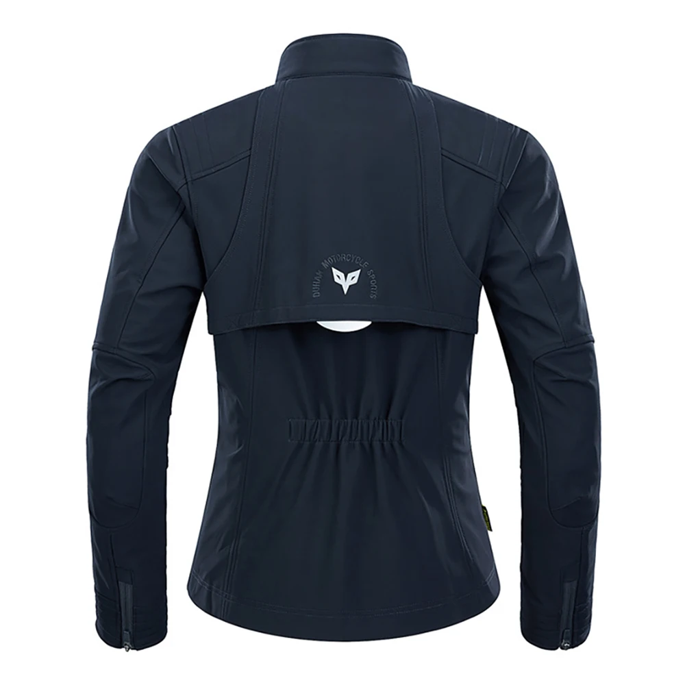 DUHAN Women's Jackets Motorcycle Reflective Life Jacket Removeable Protector Motorcycle Airbag Vest with Removeable Linner - Image 4