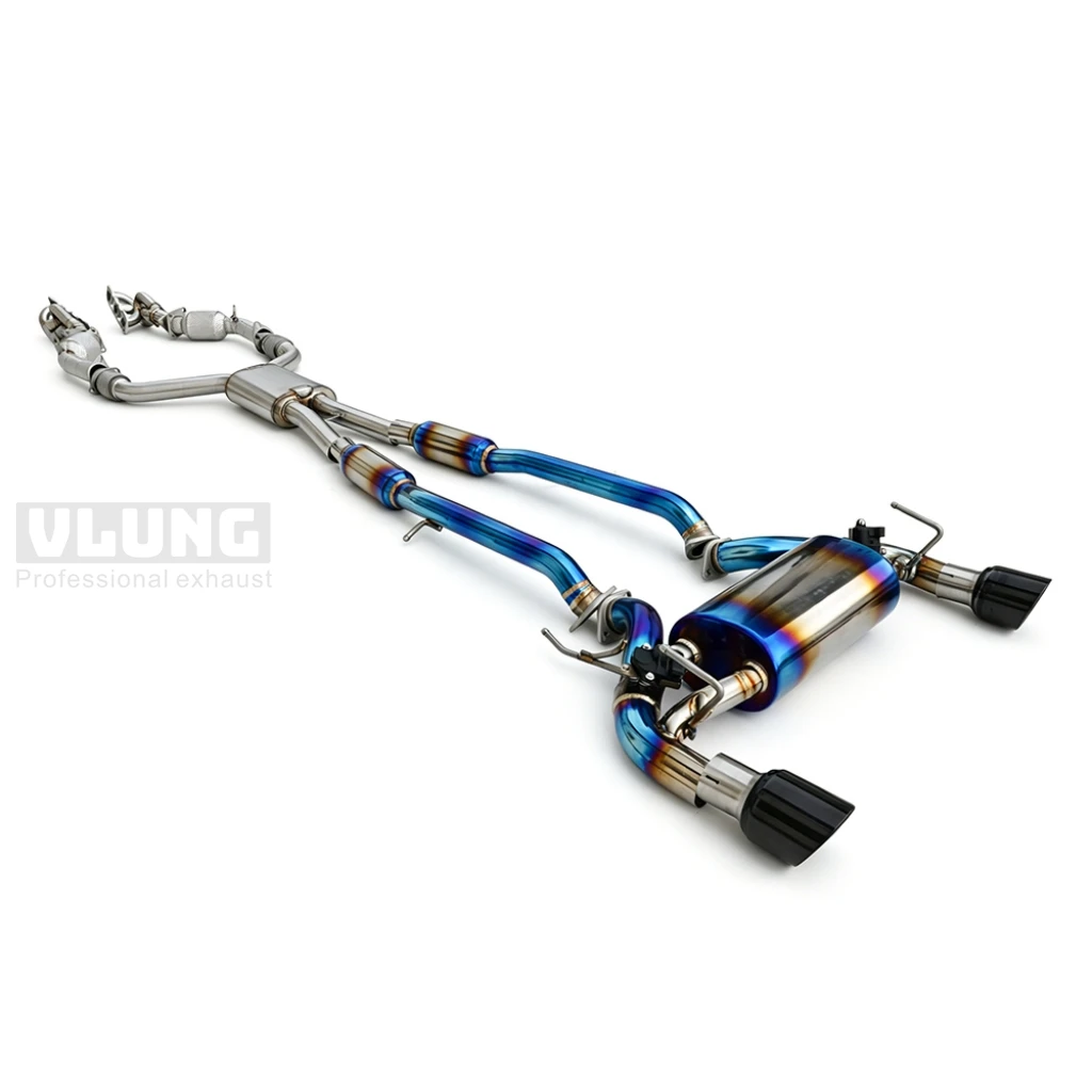 Titanium Alloy Valve Exhaust for Nissan 350Z Z33 3.5L 2002-2008 Lightweight High Performance System
