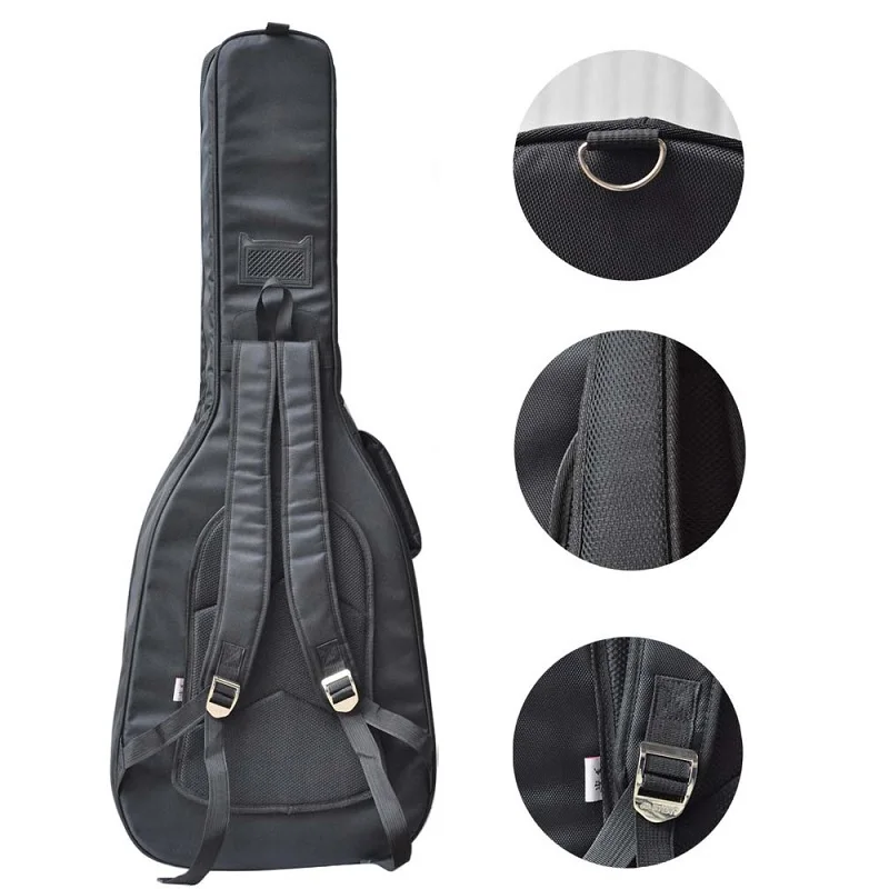 EJ200 Guitar Bag 42inch Plus Size Guitar Case 112cm Length 1680D Oxford Cloth Waterproof Guitar Bag Accessories 42inch Gig Bag