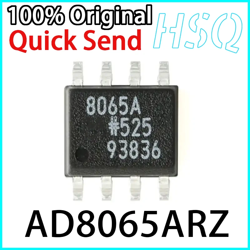 2PCS AD8065ARZ AD8065AR High-performance 145MHz Operational Amplifier Package SOP-8 Brand New Original