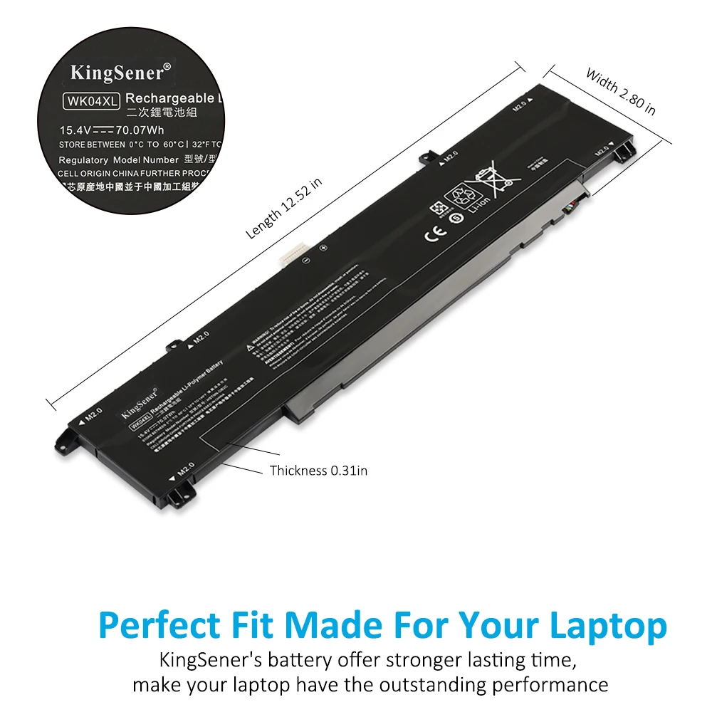 Imagem -04 - Kingsener Wk04xl Bateria do Portátil para hp Presságio 16 17 Victus Pro Tpn-q263 Q264 M41640-ac1 Hstnn-ob21 Tpn-q265 Tpn-q266 Tpn-q280