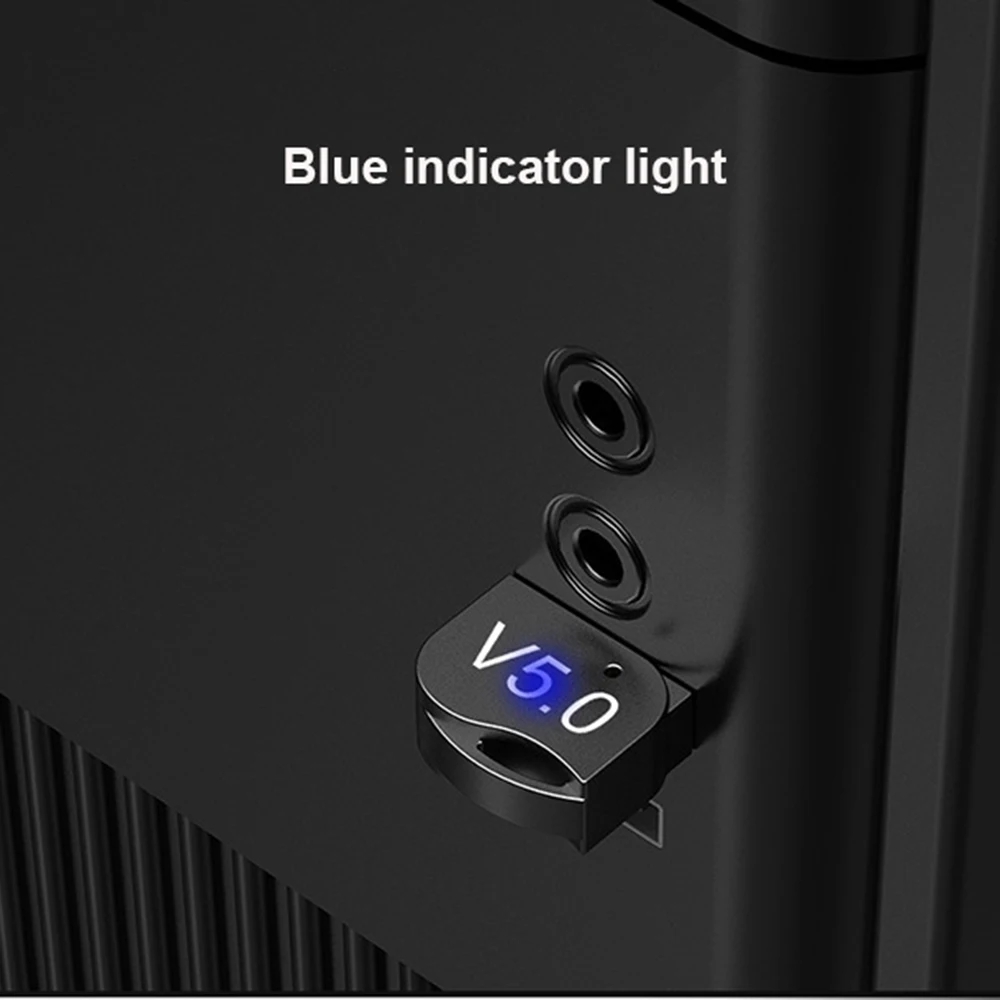 USB Adapter Wireless Bluetooth-Compatible 5 Dongle Music Sound Receiver Adaptador Transmitter For Smartphone Mouse Pad Keyboard