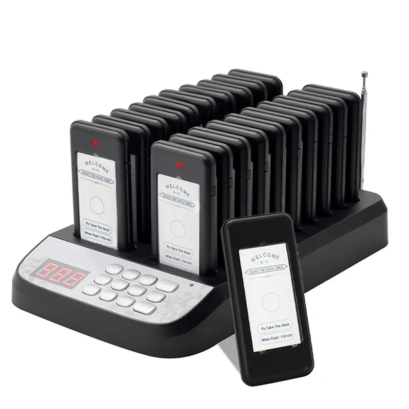 20 Guest System Calling Call Coaster Customer Queue System Pagers Communicate Queuing Paging Paging-Queuing Locator Manage Pager