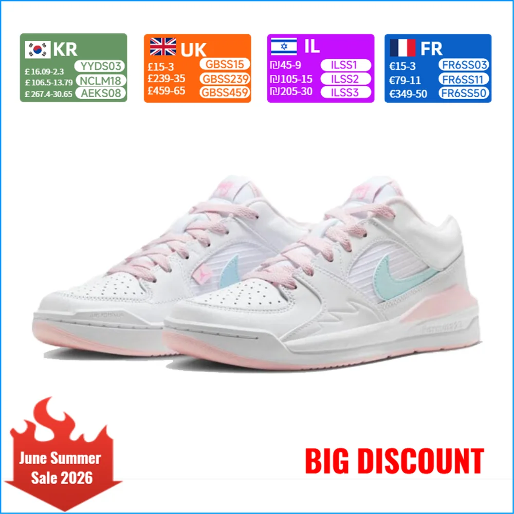 

Nike Jordan Stadium 90 Streetwear Basketball Sneakers - Versatile, Comfortable, Slip-Resistant, Durable, Cushioned HQ1193-141