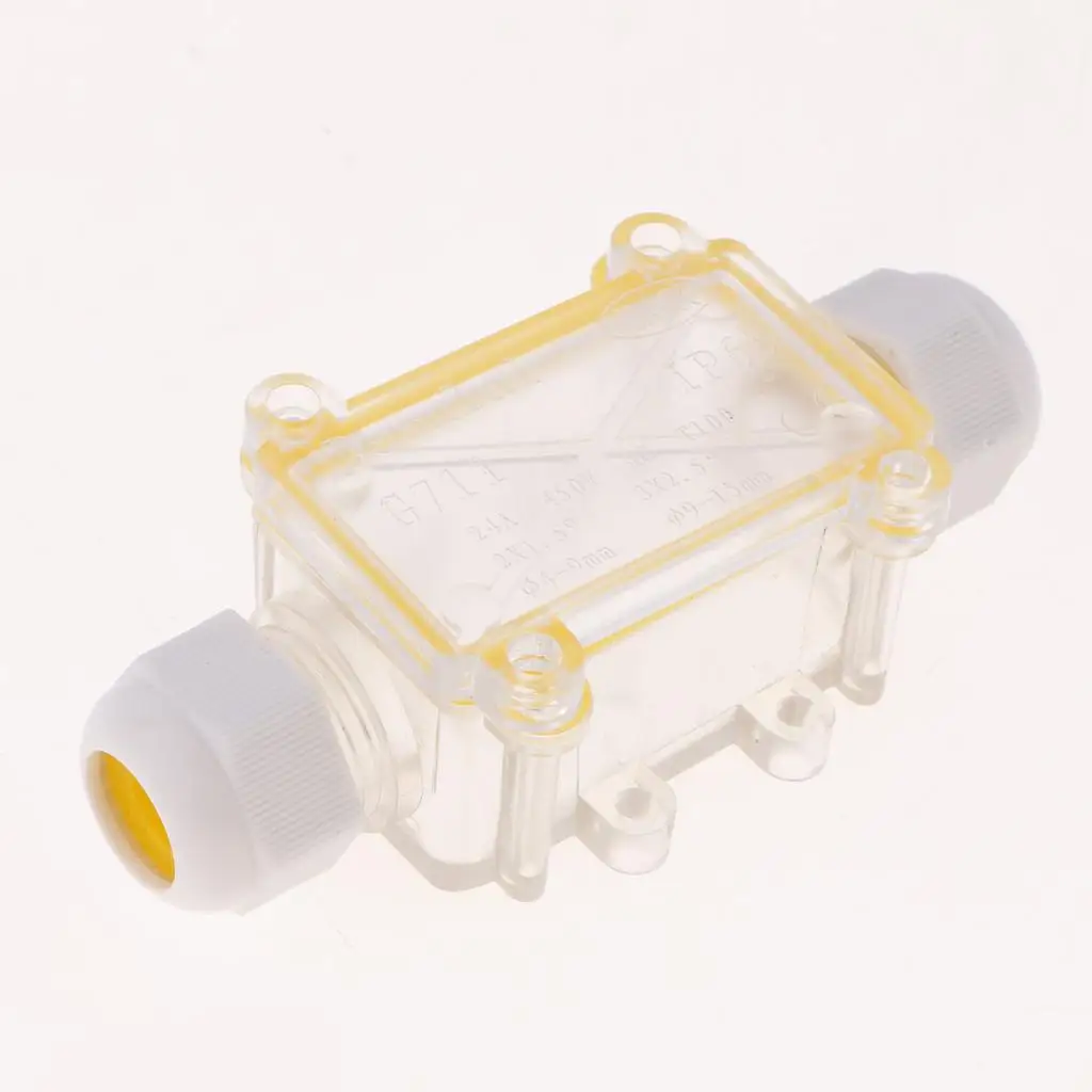 Electrical Waterproof Junction Box Outdoor IP68 2 Way Cable Wire Connector for Underwater Lighting