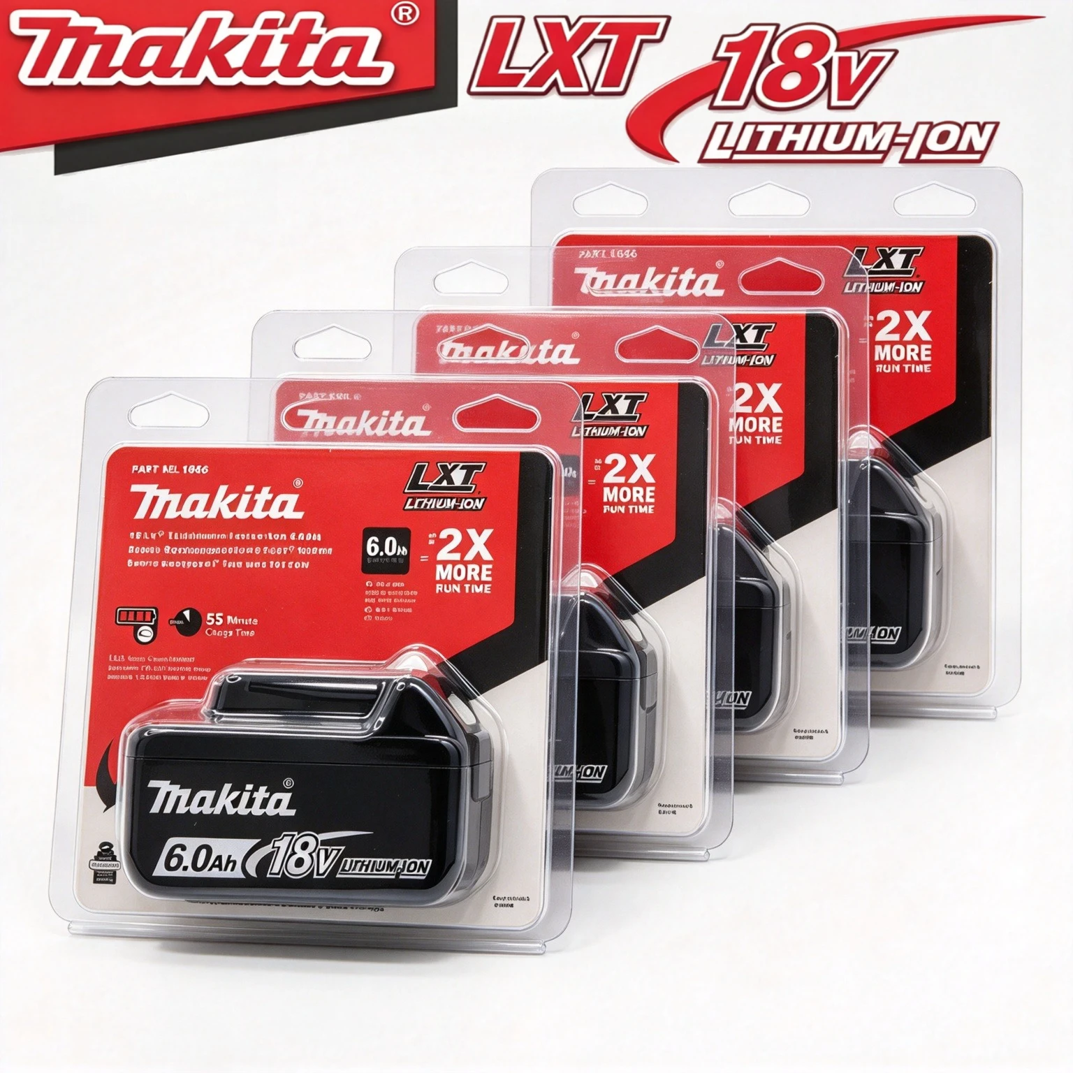 Makita 18V 6.0Ah Li-Ion Battery BL1860 Home Renovation Battery for DHP487 Impact Drill Air Blower Pruning Shear DIY Construction