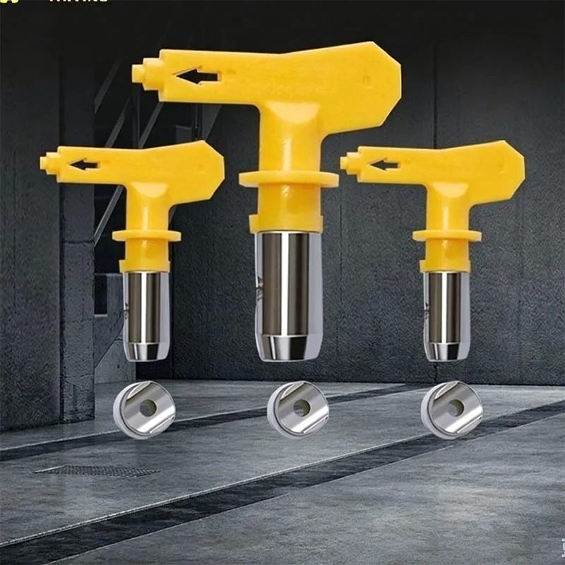 3pcs Airless Spray Tip Nozzle Tungsten Carbide Multiple Models,For Sprayer Wall and Furniture Painting Tools Replacement Part
