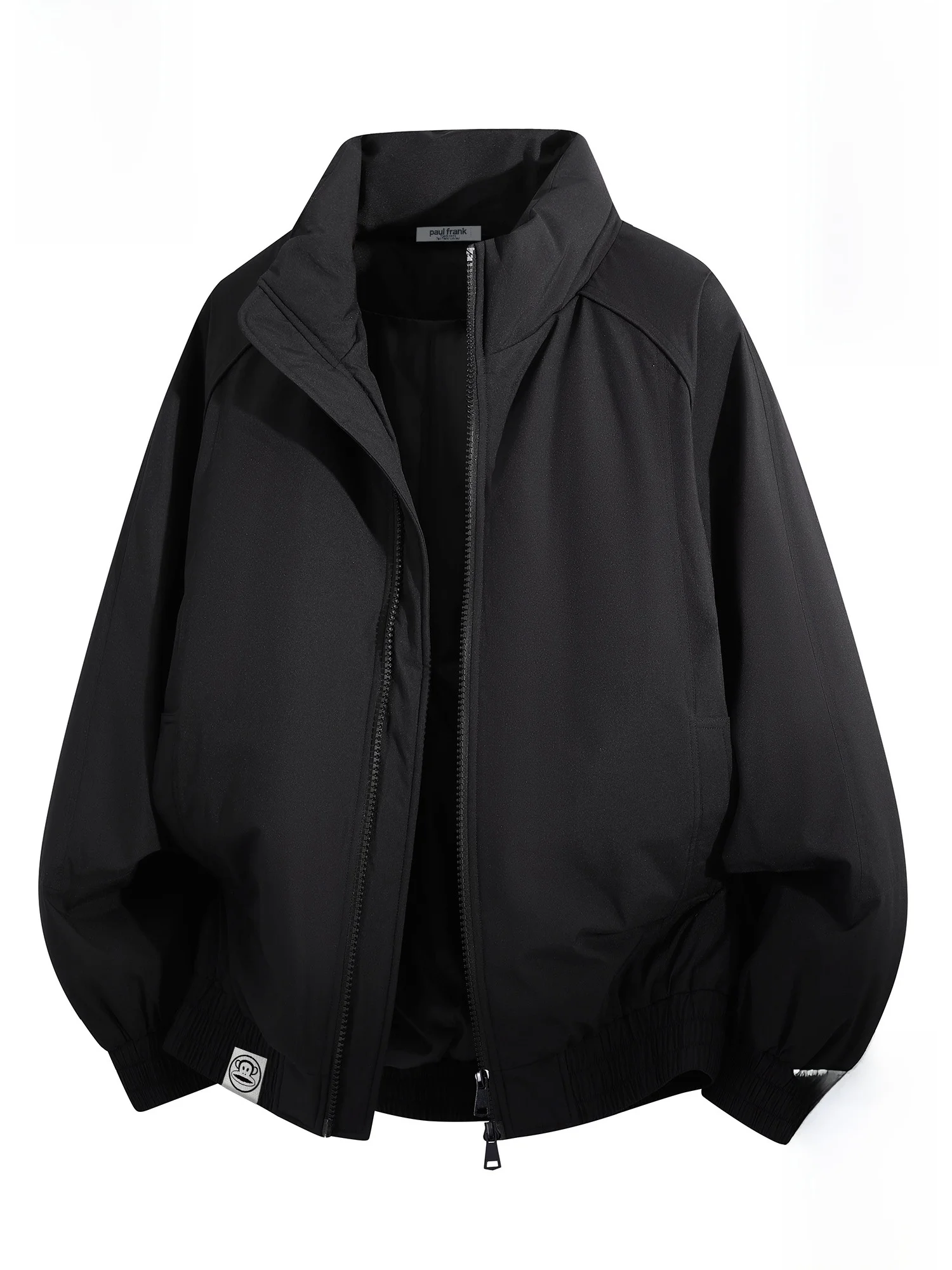 

PaulFrank Retro Casual Color Cotton Jaet Thiened Stand Collar Men's Winter Warm Coat Youth ular Loose Fit Long S...