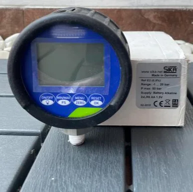 

Good Price of Good Quality Sika Digital Pressure Gauge Type d2 -0.95-40ba