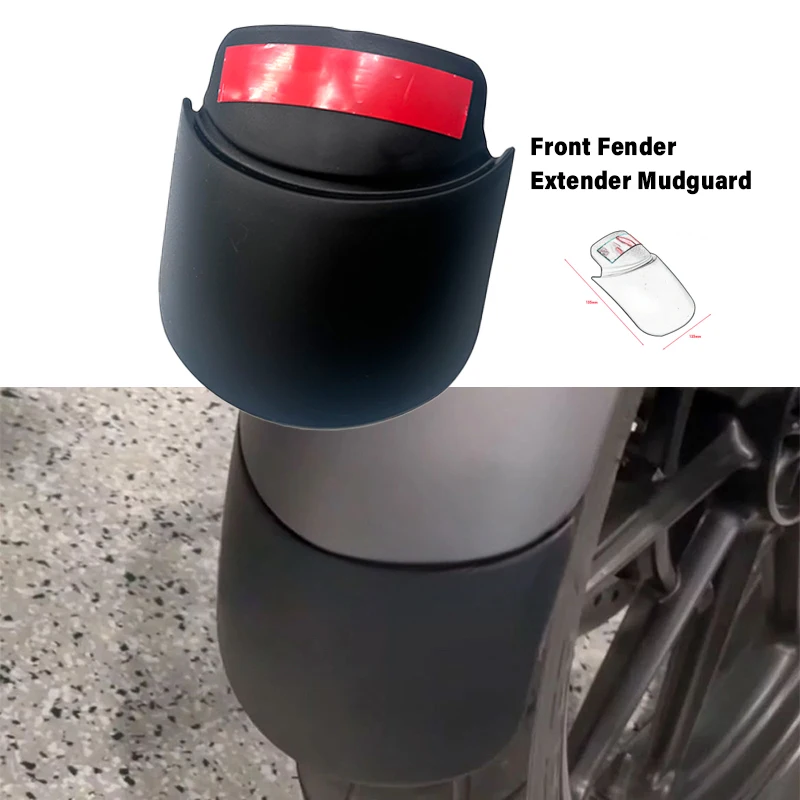 For Scrambler 400 X 2024 Front Fender Extender Mudguard Extension Splash Guard Tire Hugger scrambler400x Motorcycle