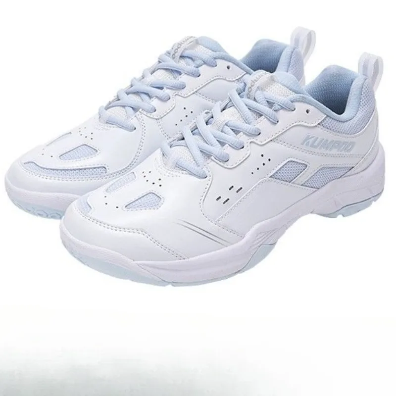 Anti-Slippery Badminton Sneakers Unisex Professional Indoor Court Shoe LaceUp Couples Badminton Sneakers Comfortable Tennis Shoe