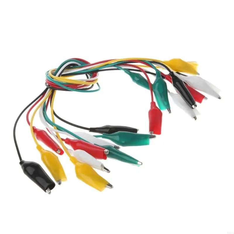 

X9FA 10Pcs Clip with Wire Testing Wire Clip Replacement Test Jumper Wire