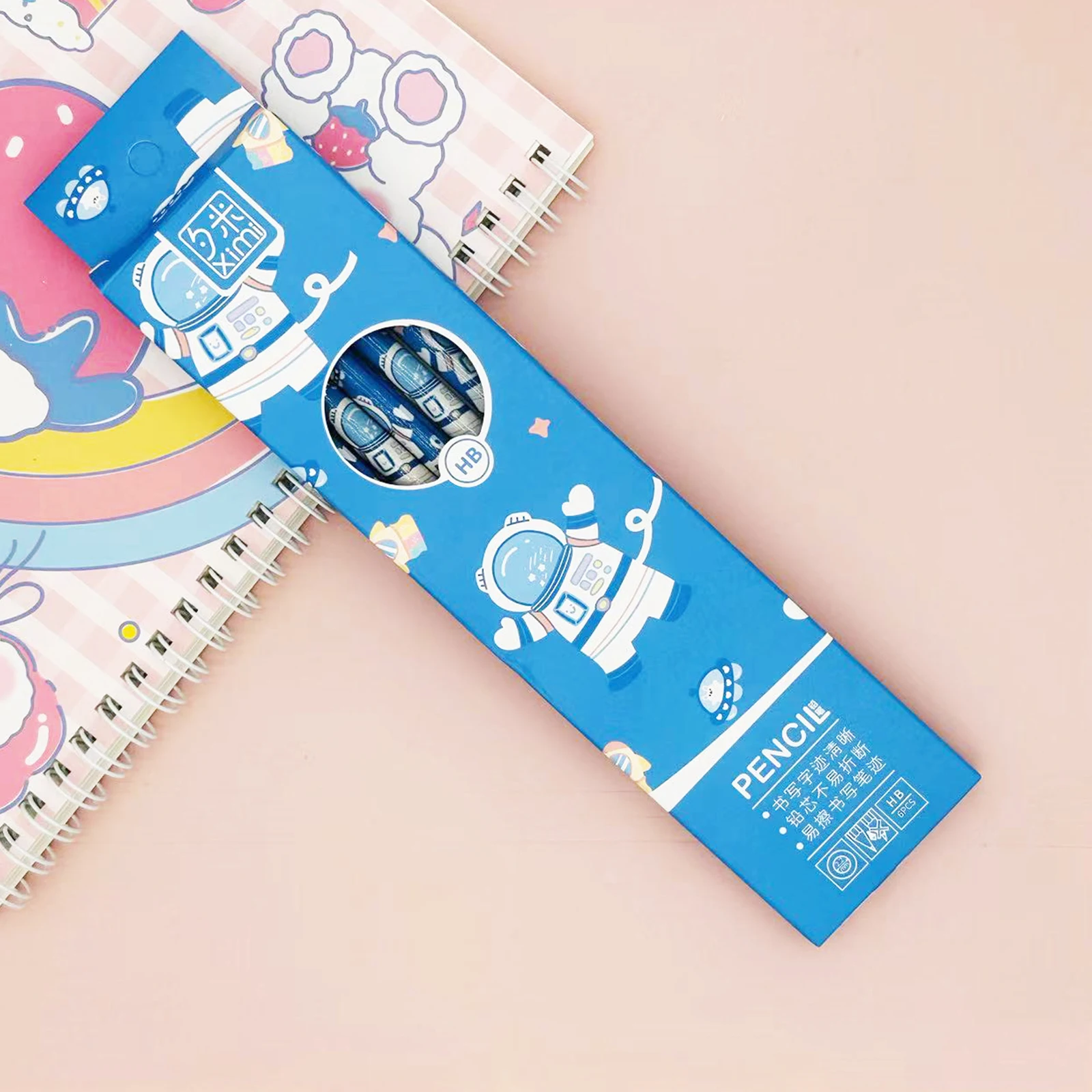 Cartoon Pencils 10 Hb Primary School Pencils With Eraser Student Stationery Award Graduation Gift