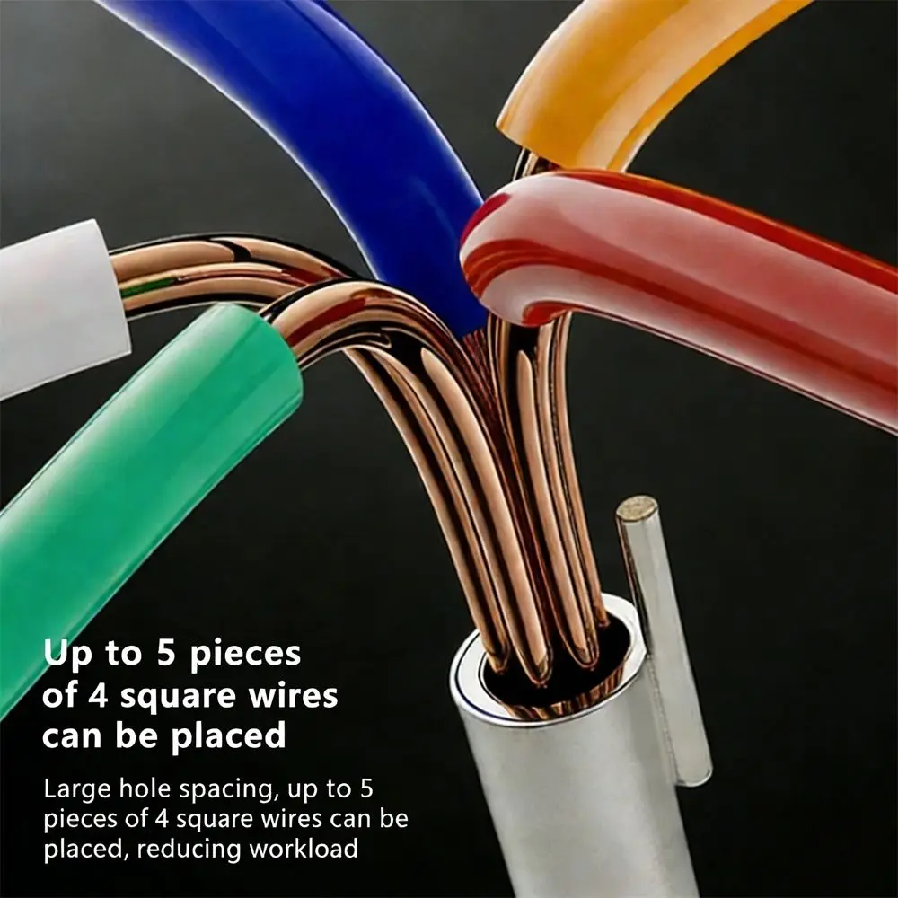 Octagonal Manual Wire Combiner Stainless Steel High Hardness Manual Wire Joining Tool Large Hole Pitch Wear-Resistant
