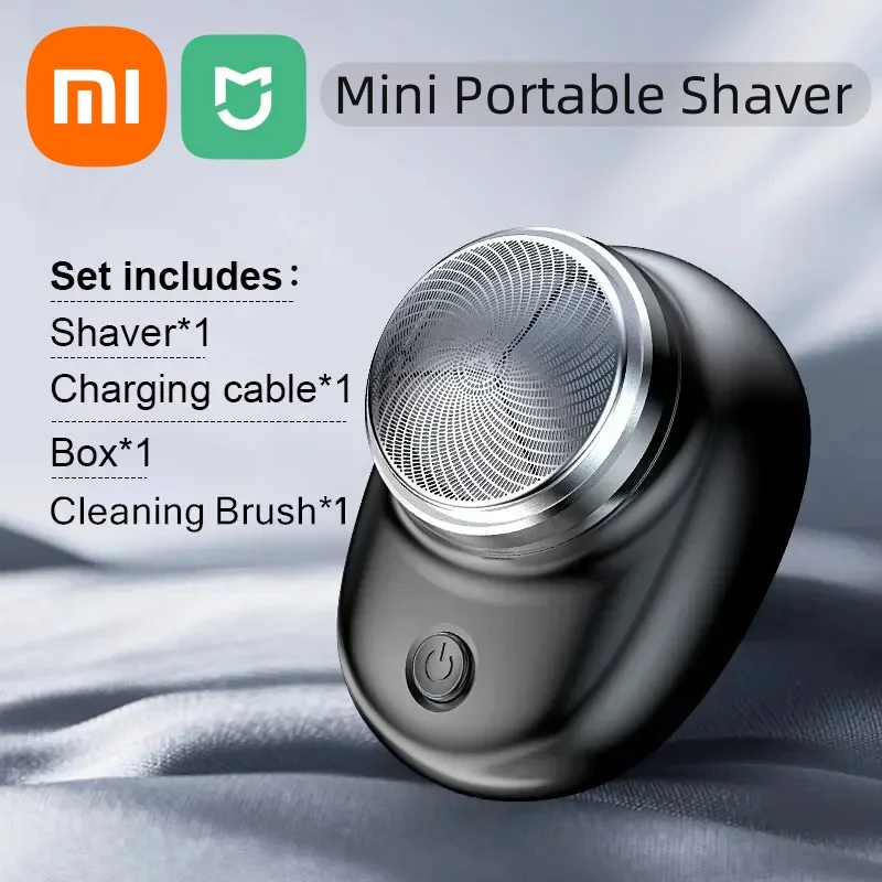 Xiaomi Electric Shaver Charging Mini Pocket Travel Razor Portable Wireless Detachable Shaver Facial Beard for Travels Home