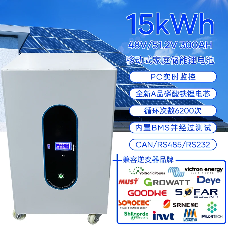 48V lithium iron phosphate battery pack household energy storage solar mobile outdoor power supply