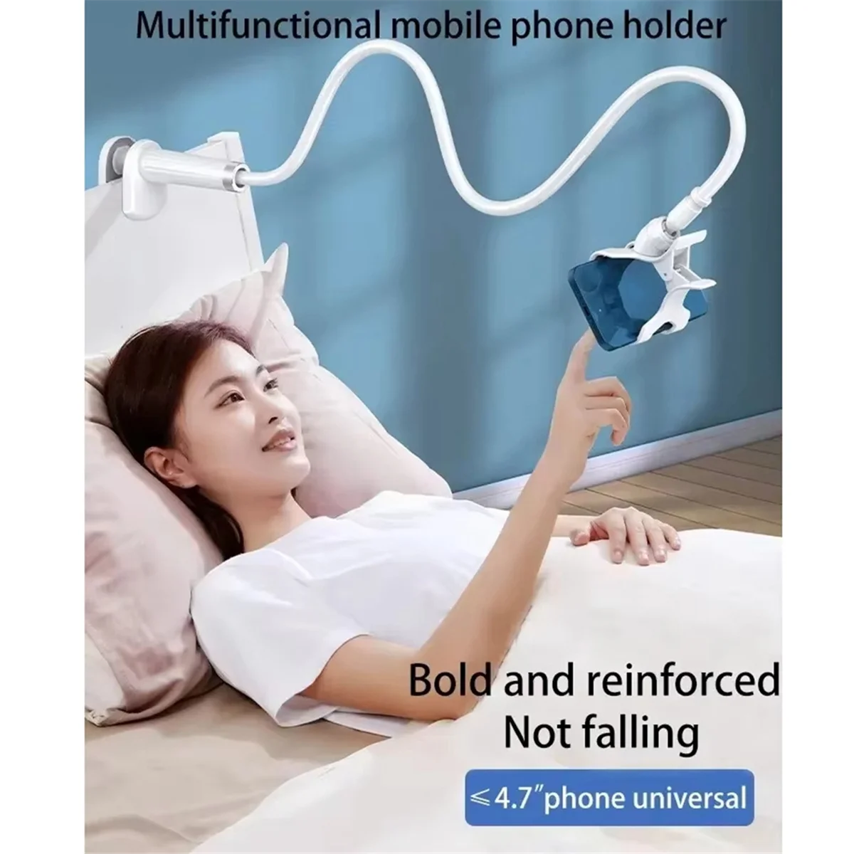 2025+Mobile Phone Stand Adjustable Lazy Stand Rotatable Bedside Holder Desktop Live Streaming Selfies Accessories Universal