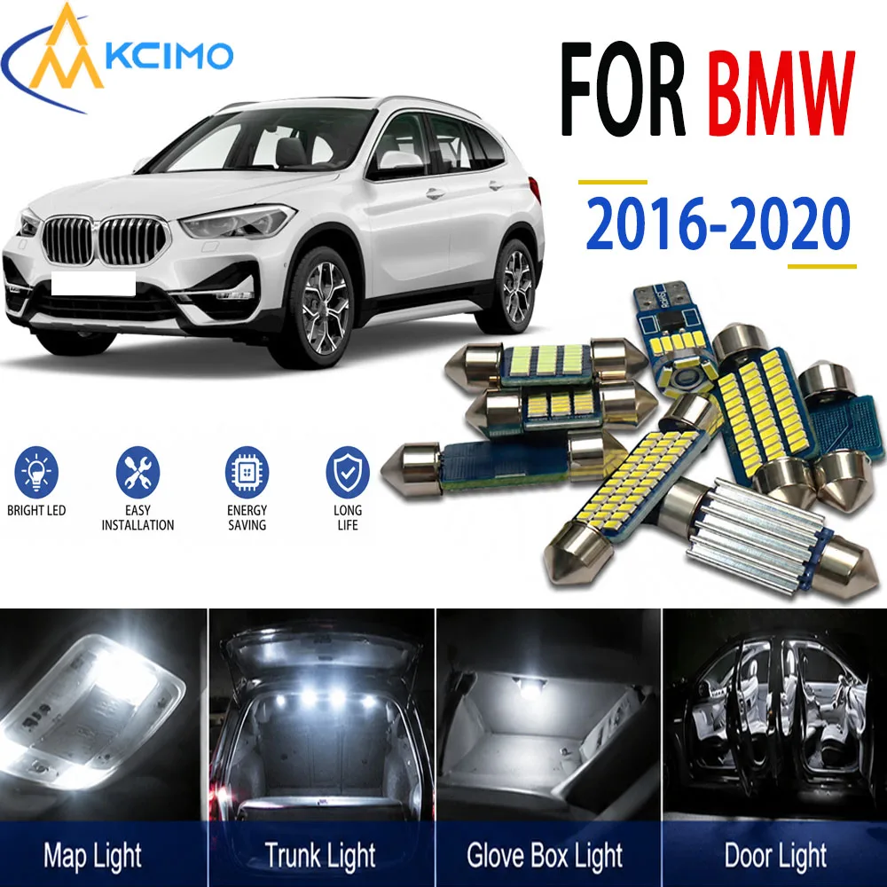 LED Interior Light Bulbs for BMW X1 F48 2016-2020 Canbus Error Free Plug And Play Auto Indoor Lighting Accessories
