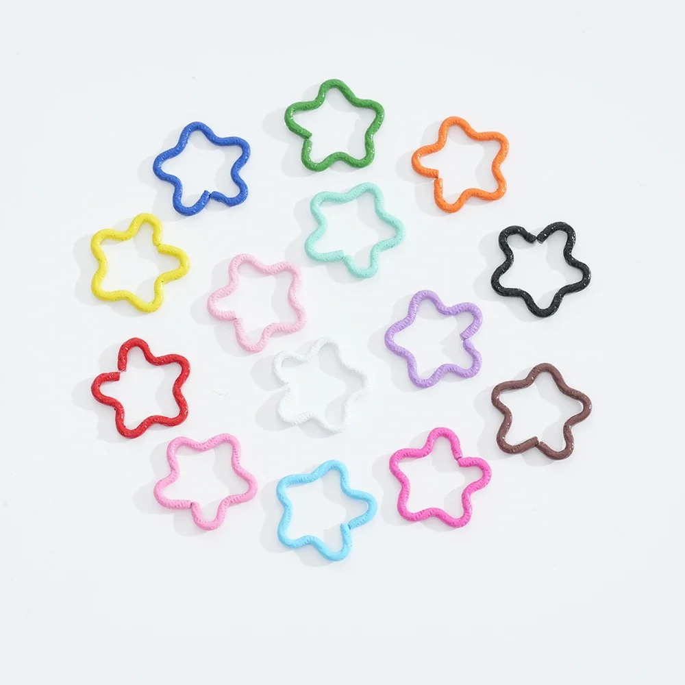 Colors Open Rings Star Shap Lobster Jump Rings Clasp Hooks Ball Chains DIY Multifunction Jewelry Making Findings Supplies