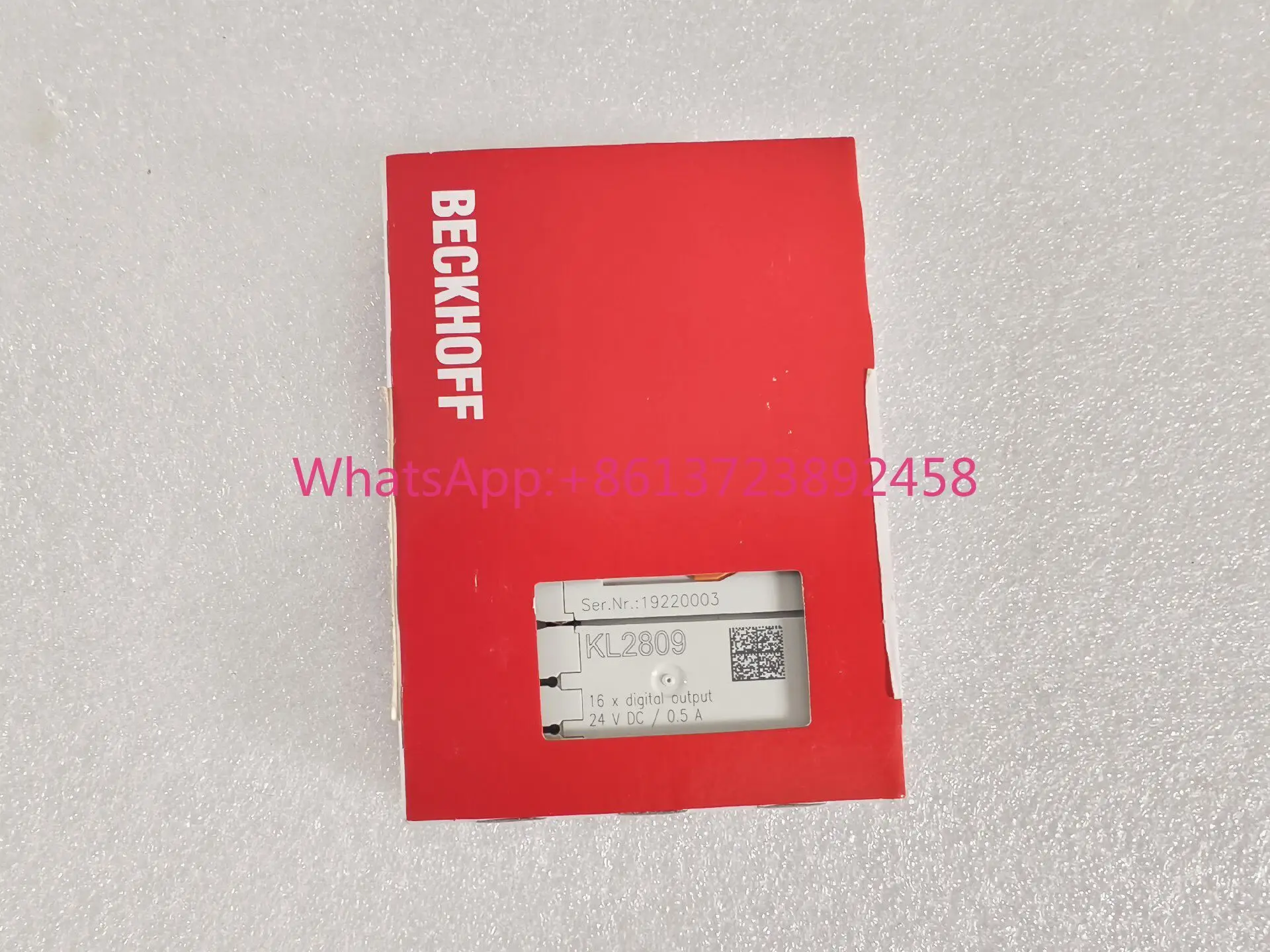 

BECKHOFF KL2809 with code, German Beckhoff module