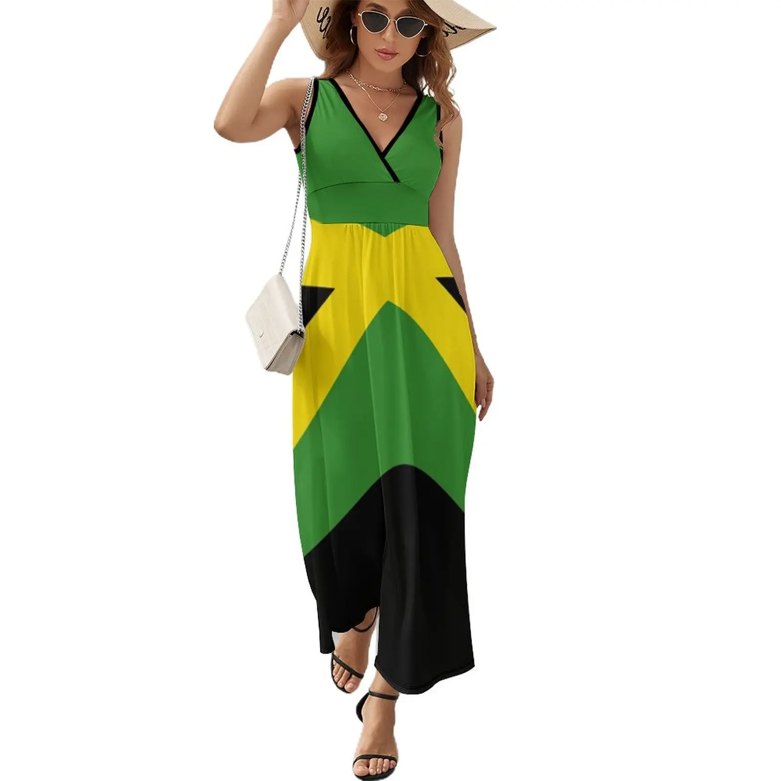 BIG UP Jamaica Flag Skirt Hot Reggae T-Shirt Duvet Sleeveless Dress women long dresses women's clothing korea stylish