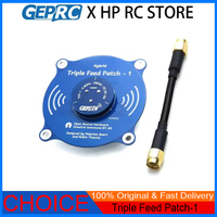 GEPRC Triple Feed Patch-1 5.8G 9.4DBI Circular Polarized FPV Antenna - RHCP/LHCP for Fatshark Skyzone FPV Goggles DIY