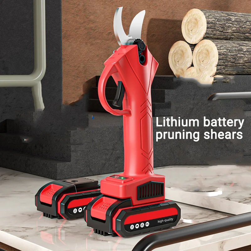 2025년형 정원 가위 접목용 충전식 휴대용 리튬 배터리 정원 도구 거친 가위 전기 전정 가위