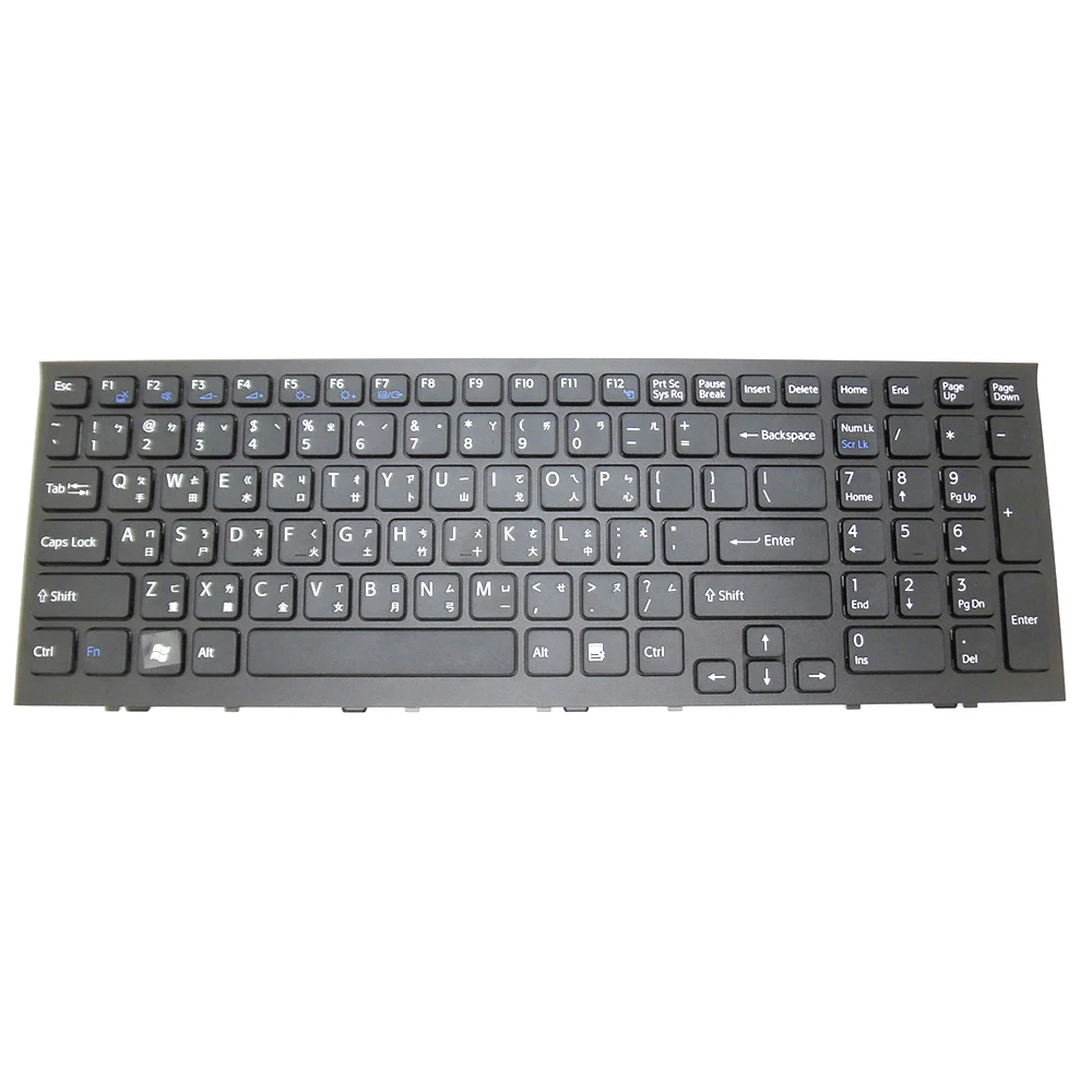 TW Laptop Keyboard For SONY VPC-EH VPCEH 9Z.N5CSQ.202 148970821 AEHK1800110 Traditional Chinese Black With Frame New