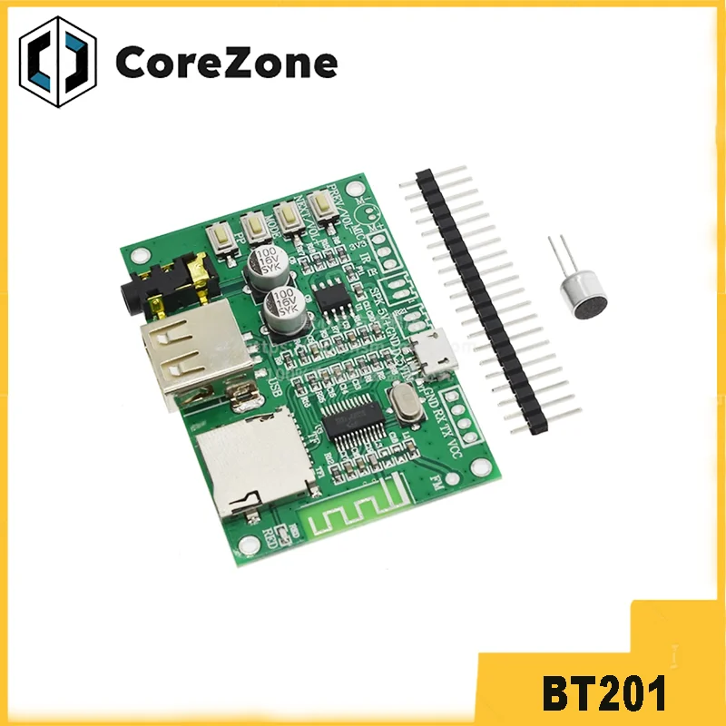 BT201 Dual Mode 5.0 Bluetooth Lossless Audio Power Amplifie Board Module Tf Card U Disk