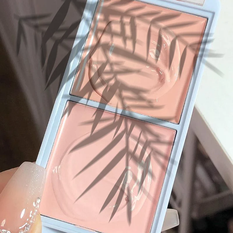 カプビニ ツートーン フェイス ブライトニング クリーム ハイライト エクスパンション フェイシャル ハイライター パレット ナチュラル ブラッシュ モイスチャライジング マット ルージュ