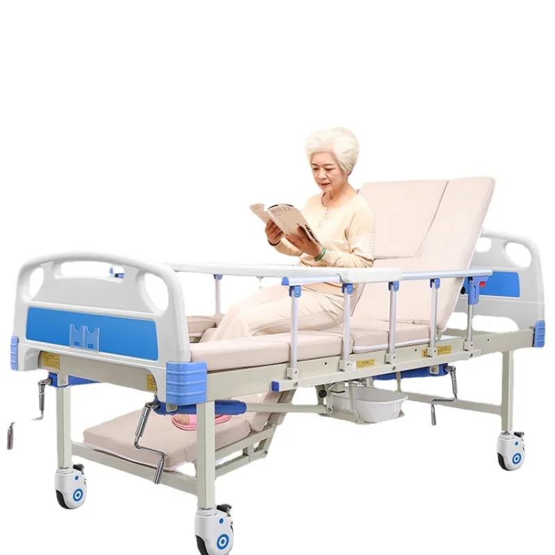 Home nursing bed multifunctional paralyzed patients turn over lift bed elderly