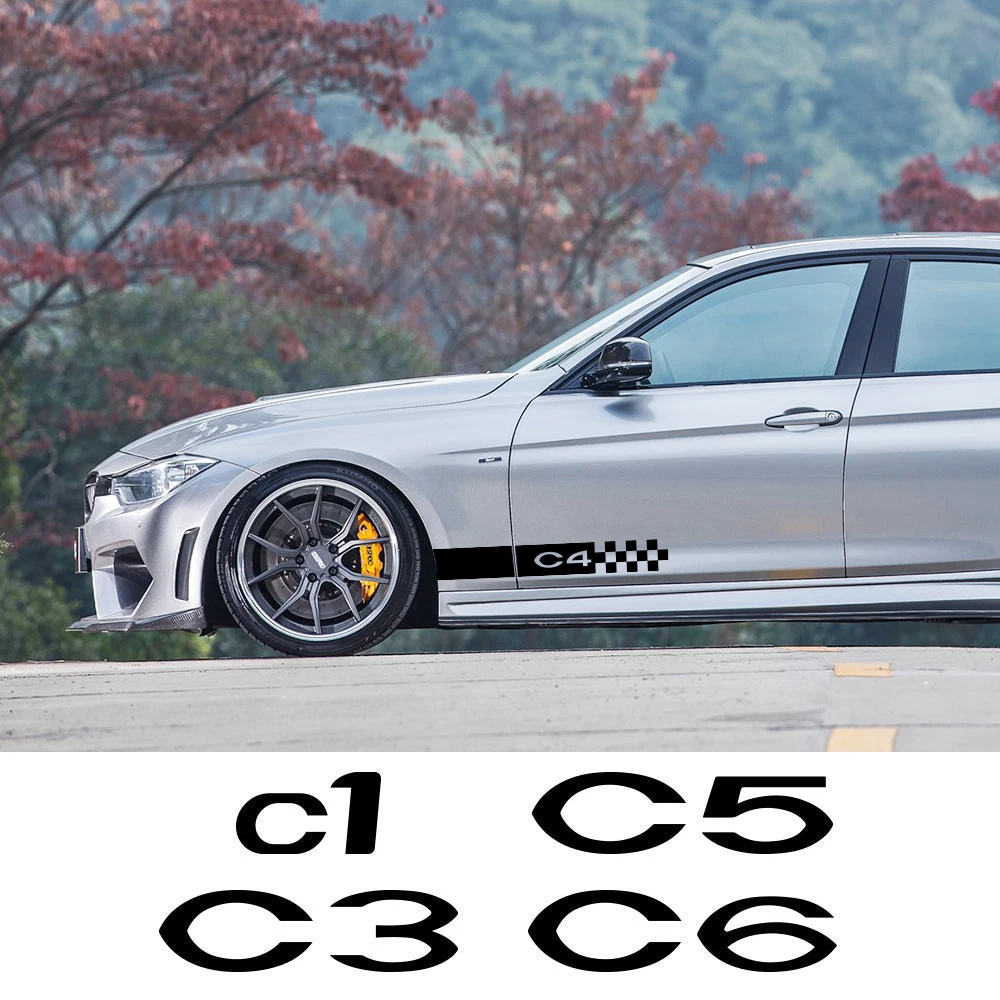 

2 шт., автомобильные виниловые наклейки на боковые двери