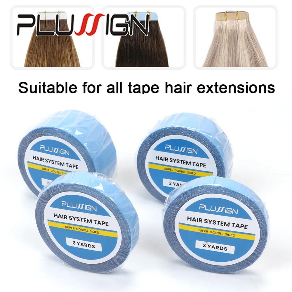 

Plussign Ultra Strong Wig Adhesive For Hair System No Shine Bonding Tape For Hair Extensions Waterproof Hair Tape For Salon