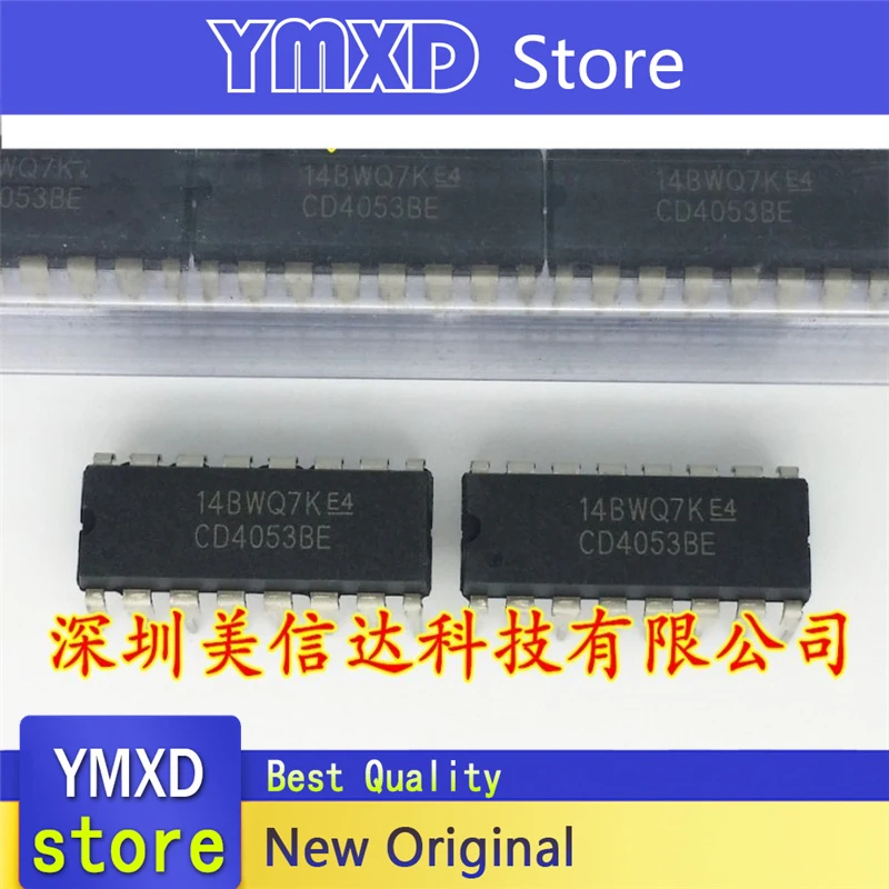 

10 шт./лот, новый оригинальный CD4053BE CD4053 DIP16, три комплекта из двух аналоговых переключателей, в наличии