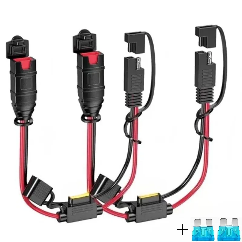 14AWG Waterproof SAE Extension Cable, Compatible with NOCO Genius Smart Battery Charger Heavy Duty Power Connector Wire