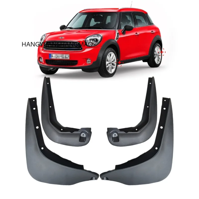 For MINI Countryman R60 R61 Mud Flaps Splash Guards For MINI Countryman Cooper/Cooper S Mudguards 4pcs 2010-2016