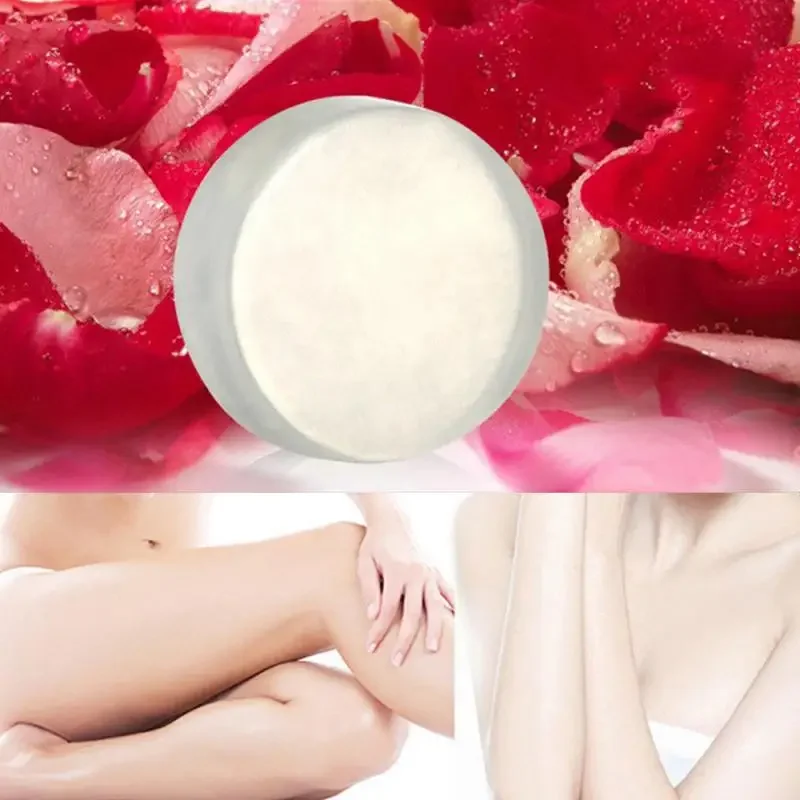 Whitening Soap Natural Active Enzyme Plant Extract Nipple Intimate Enzyme Crystal Bath Transparent Shower Bleaching Soap