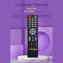 Universal TV Remote RM-014S+ Television Remote Controller Quick Responses for LCD/LED Smart Tvs Replacement Accessory