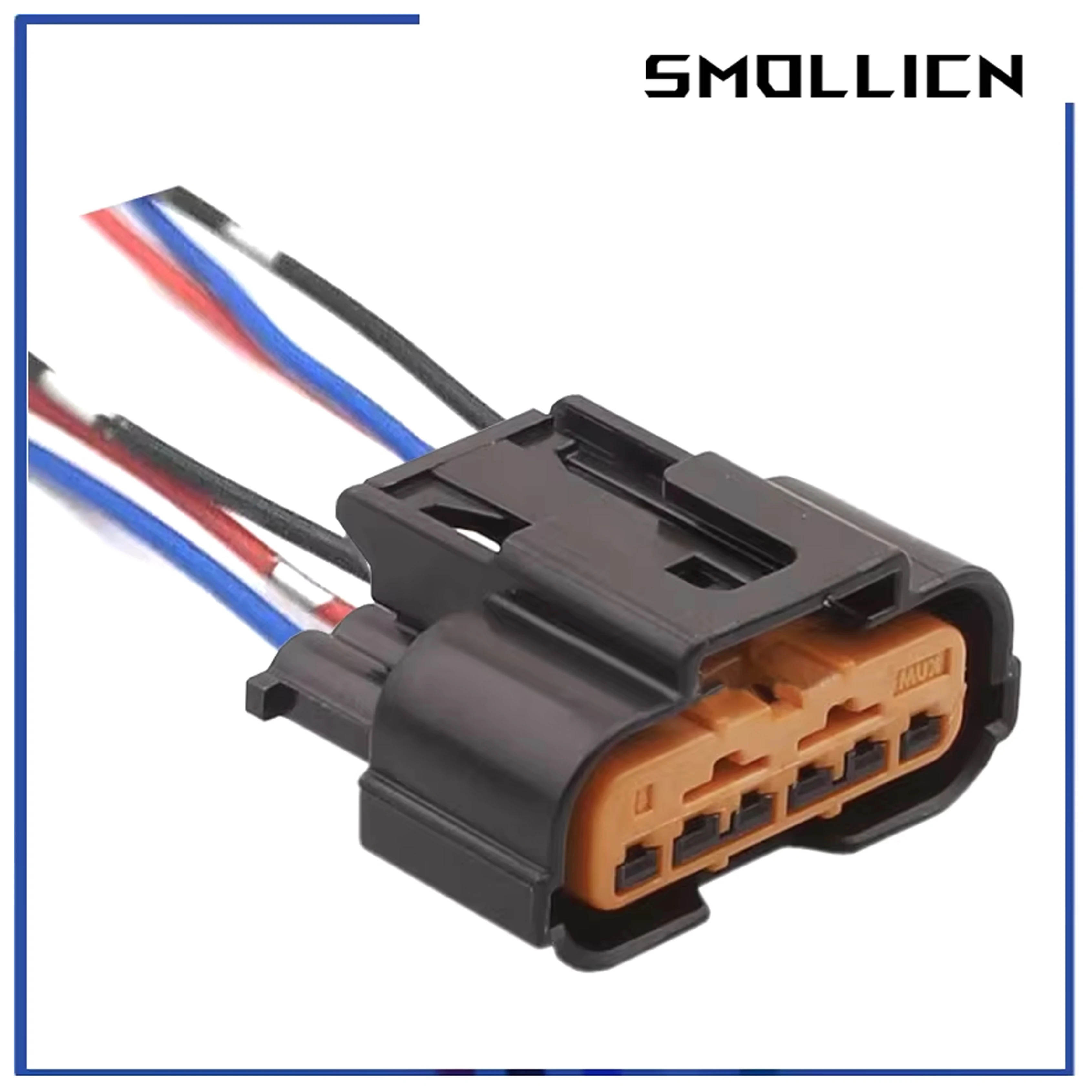 1 Set 6 Pin Waterproof Female Socket Car Connector For Modern Radar Plug HP086-06021 With 15cm Wire
