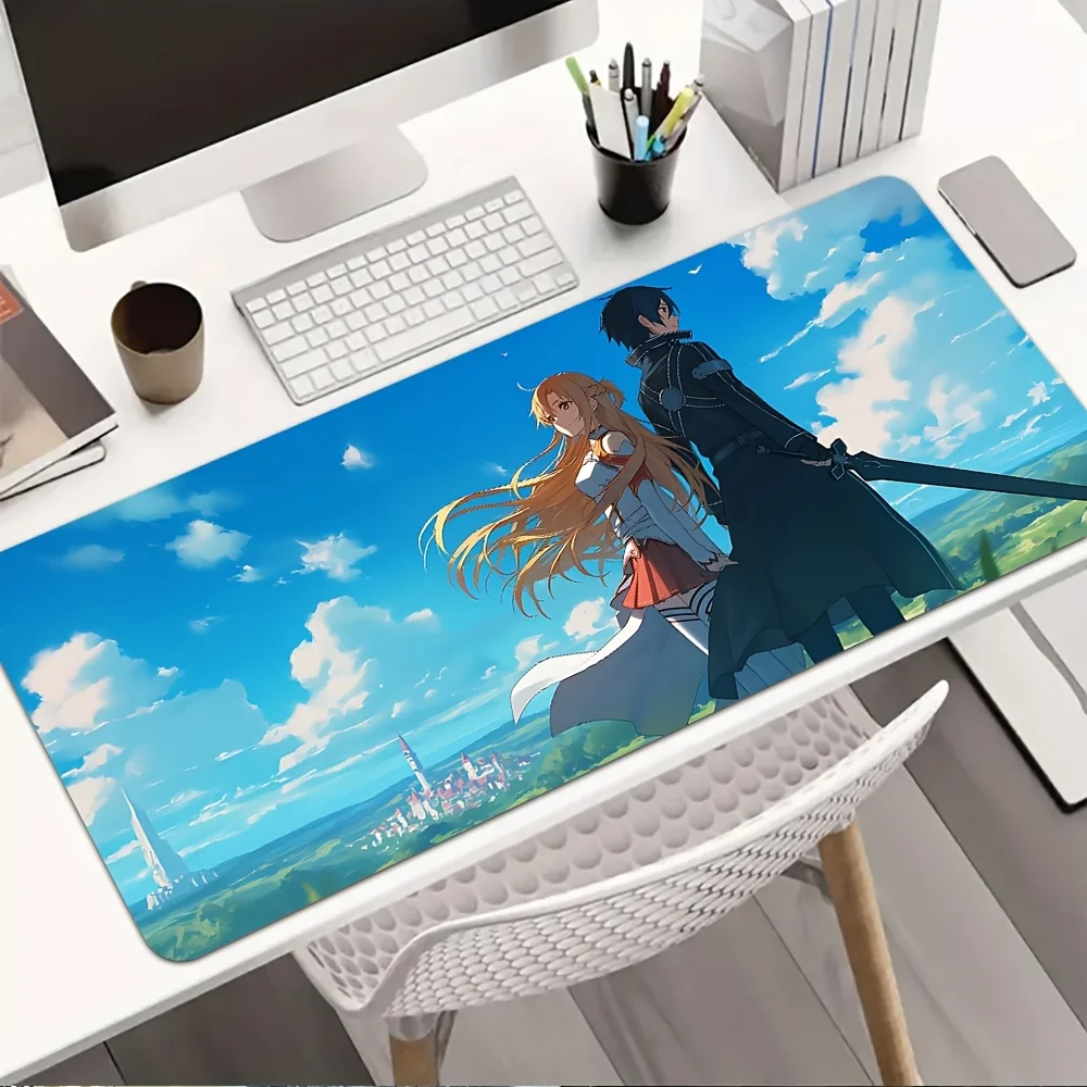 

Sword Art Online Gaming Mouse Pad Desk Mat Vibrant for Office School Home Decor Anime Mousepad Office Desk Accessory Gaming Mats